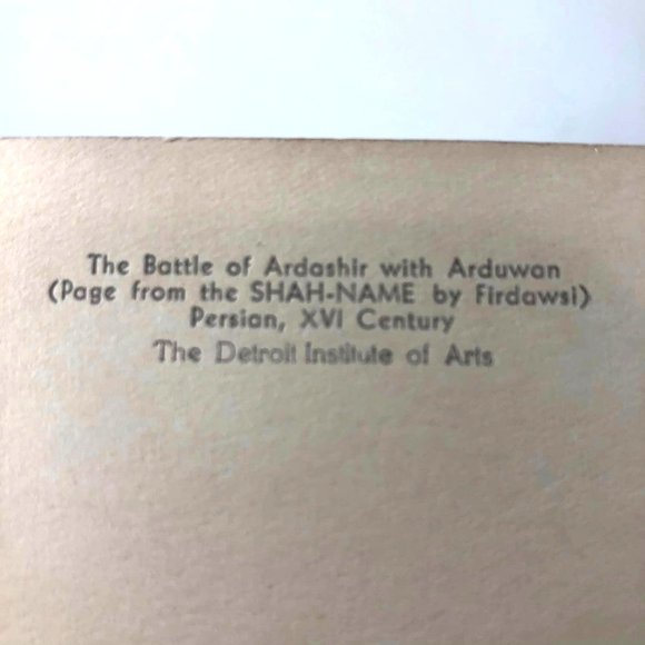 Vintage Postcard Battle of Ardashir w/ Arduwan 15th Persian Jaffe Vienna Austria - Picture 3 of 4